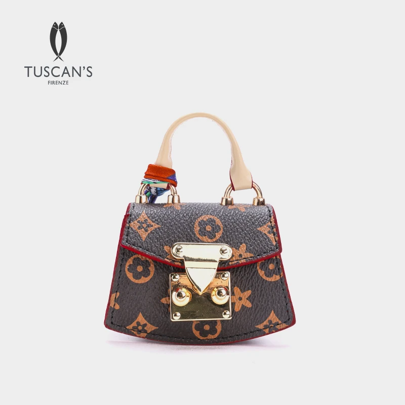 TUSCAN'S时尚老花mini小包包耳机包包挂件时代集团