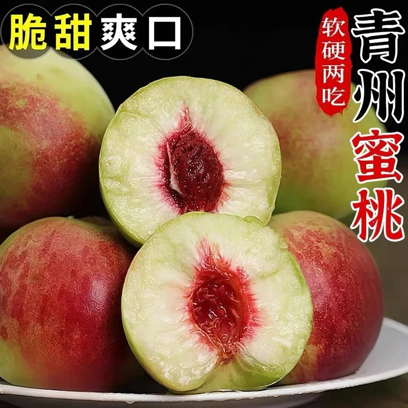 【现摘现发】山东现摘青州蜜桃毛桃冬桃离核蜜桃甜脆甜多汁3/4.5斤