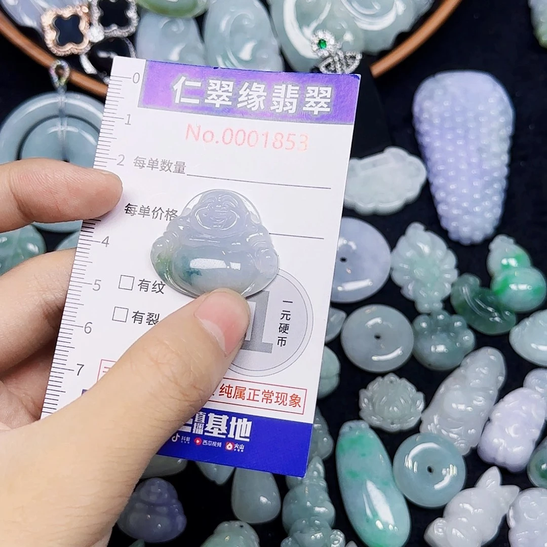 2***M翡翠未镶嵌颈饰翡翠