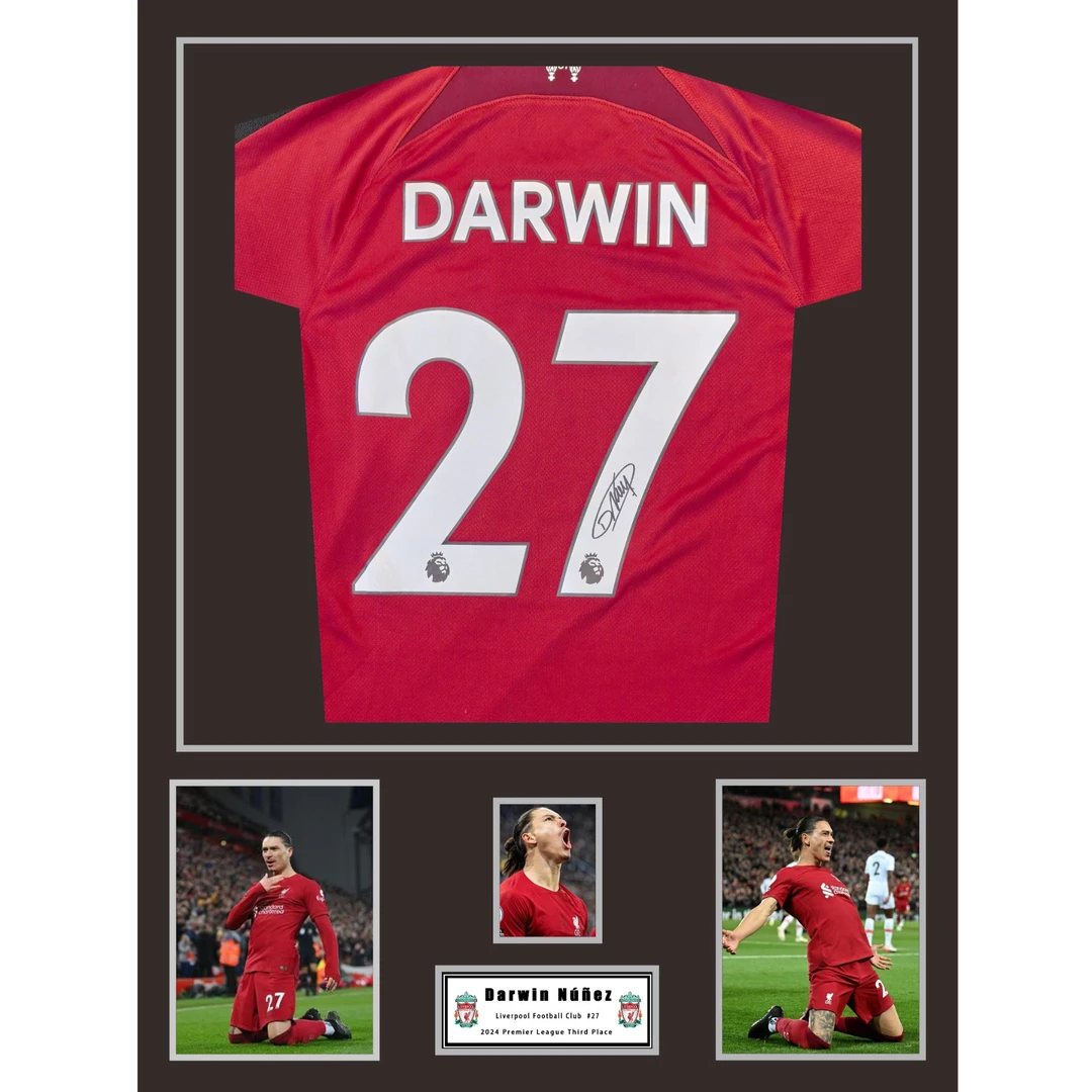 【TIPTOP亲签】努涅斯 利物浦 亲签球衣 证书EM