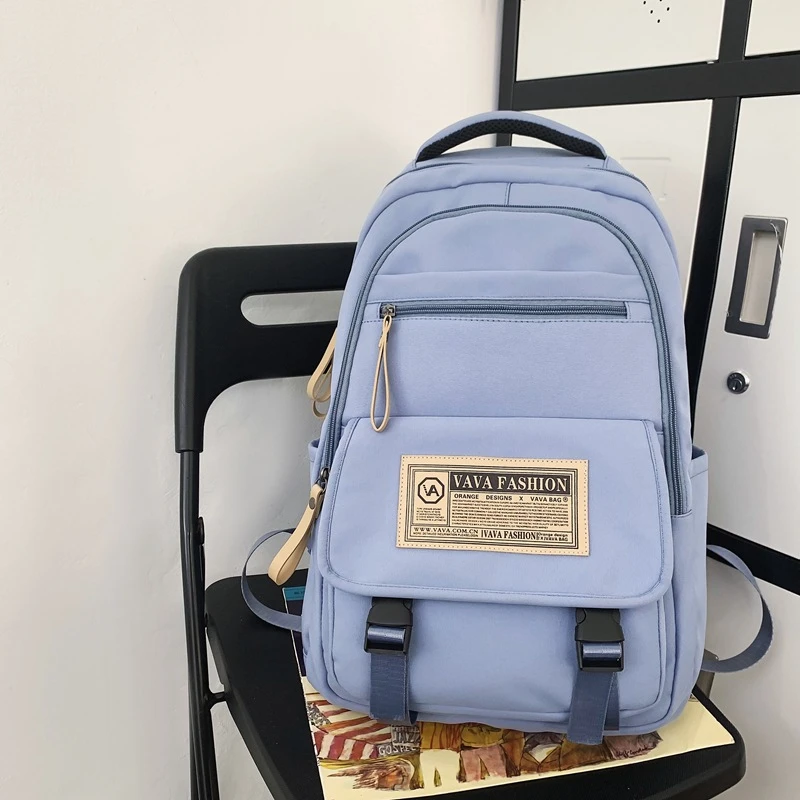 初中学生党高颜值书包中大学生双肩包3-6年级高级感电脑包外贸