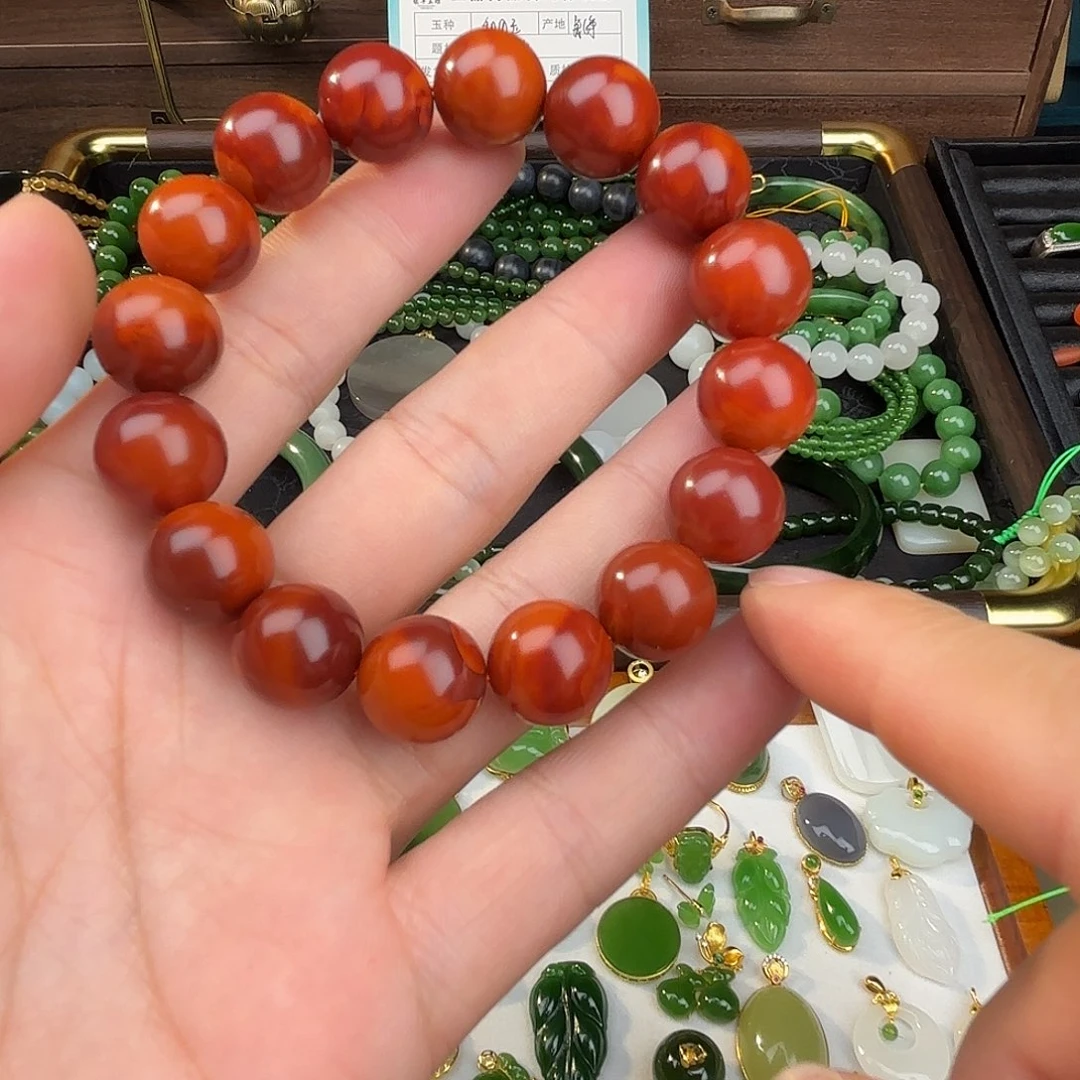 未镶嵌手链南红玛瑙
