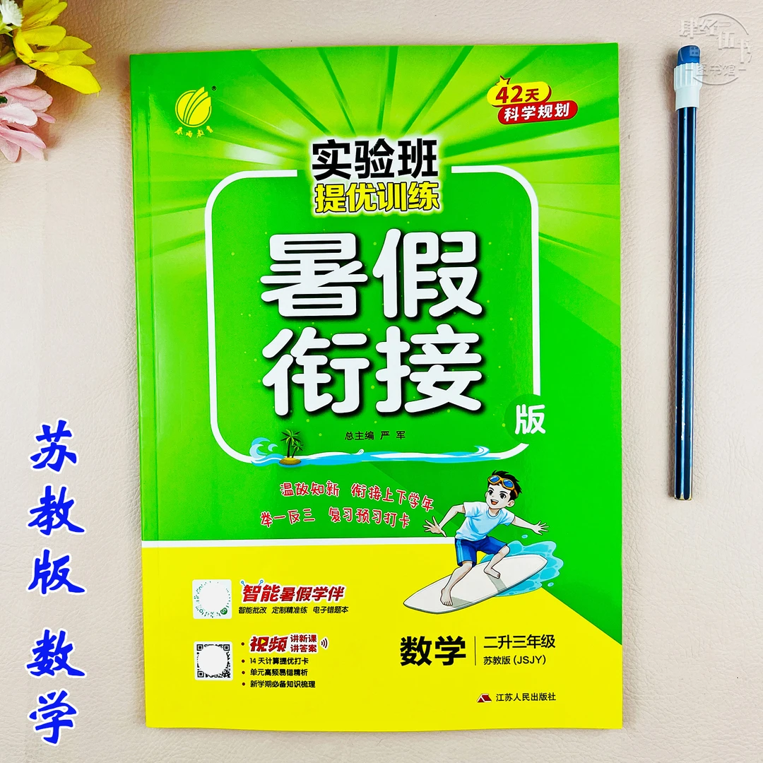 苏教版暑假衔接数学二升三年级暑假提优训练二年级数学暑假作业