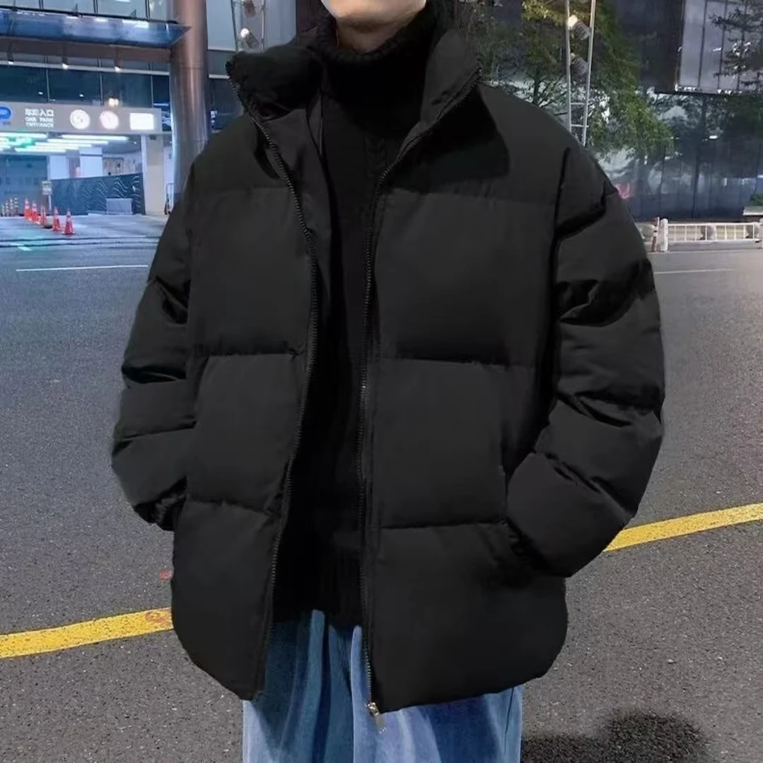 新款主推棉衣外套男装加厚保暖冬季宽松百搭立领御寒保暖棉袄高街