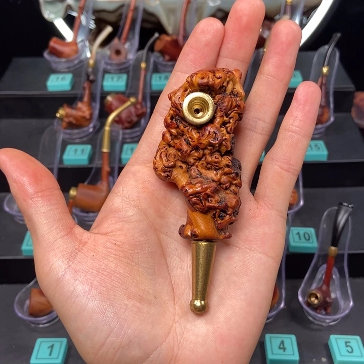 云南黑果木手工烟斗