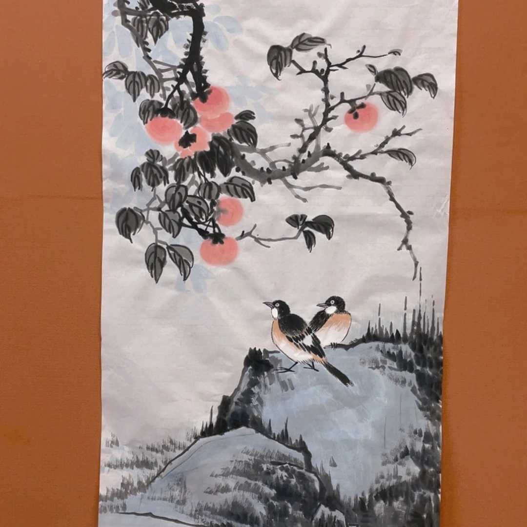 国画4.5平尺纯手绘国画作品