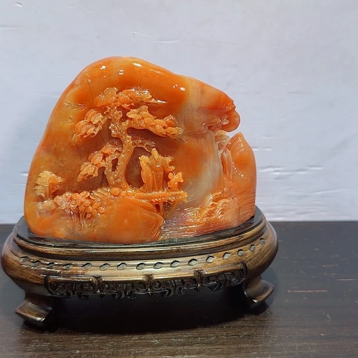 安***a寿山石寿山石摆件精品