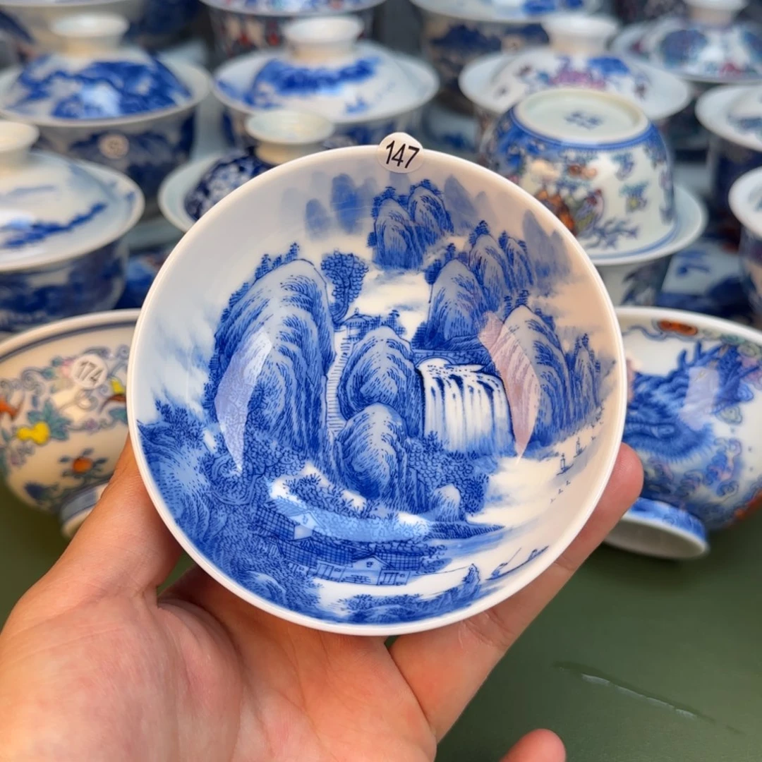 彦祖纯手工手绘茶具147