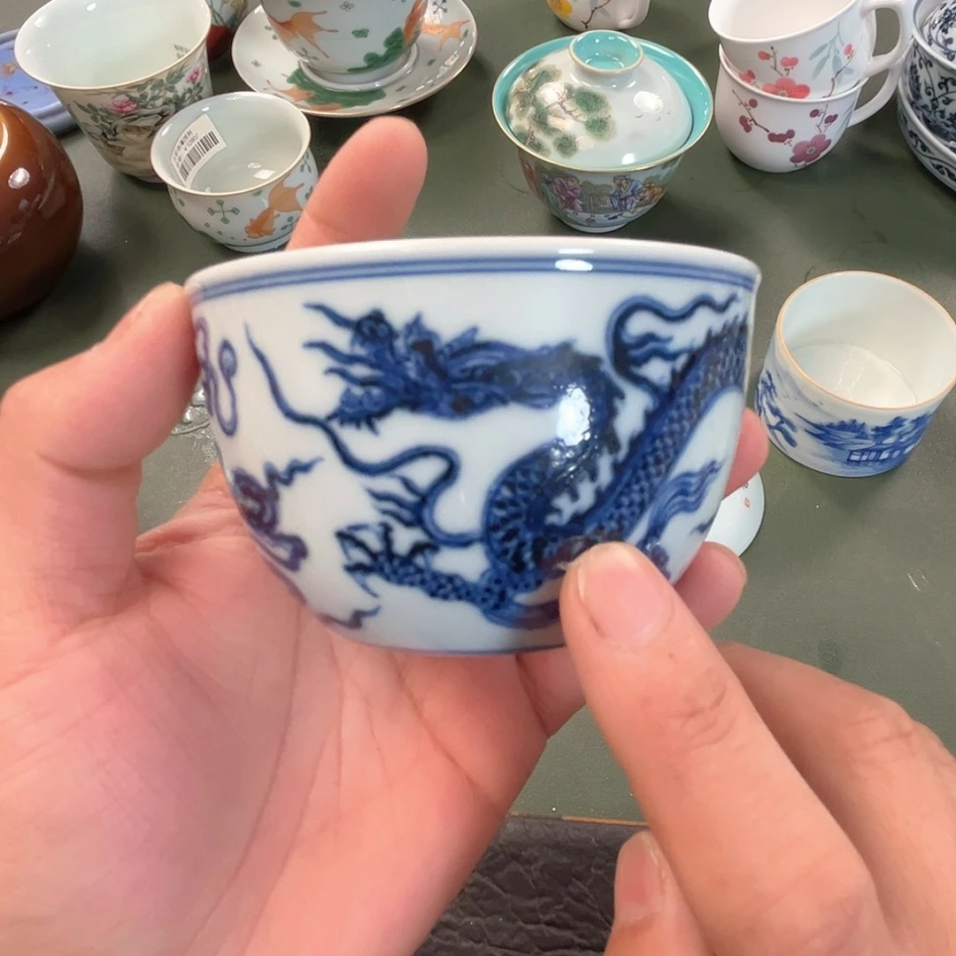 杯青花瓷器青花瓷器