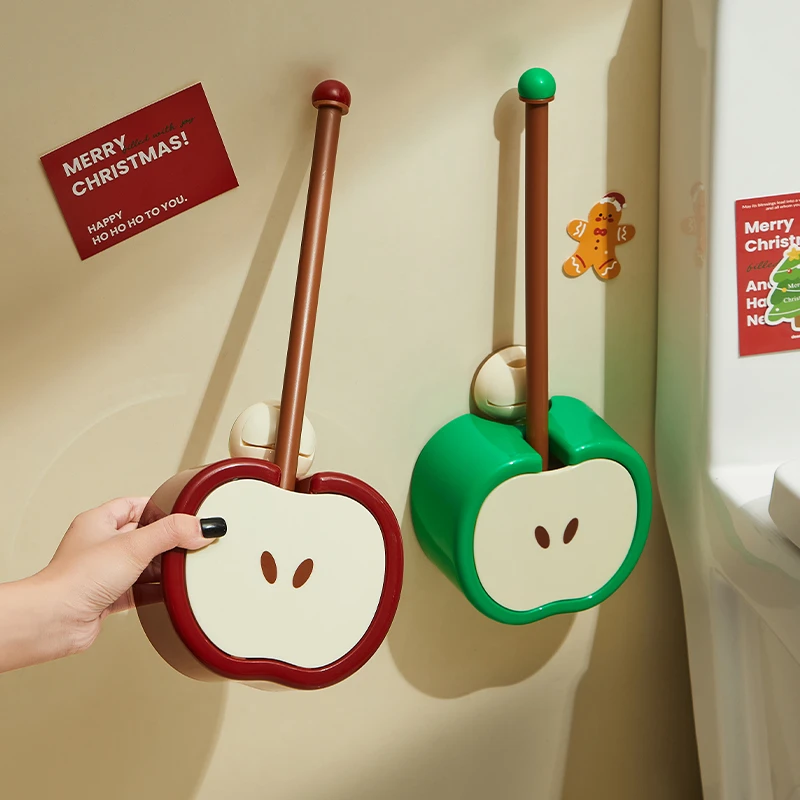 诺室马桶刷家用无死角壁挂墙苹果高级感卫生间洁厕所刷子清洁神器