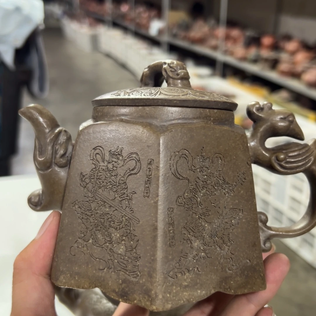 茶壶紫砂老厂紫砂壶一件！