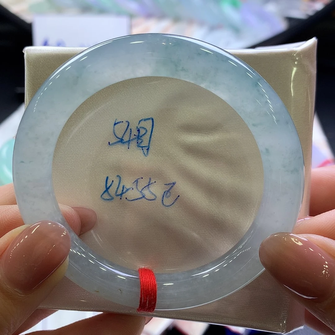 翡翠手镯未镶嵌5455圆