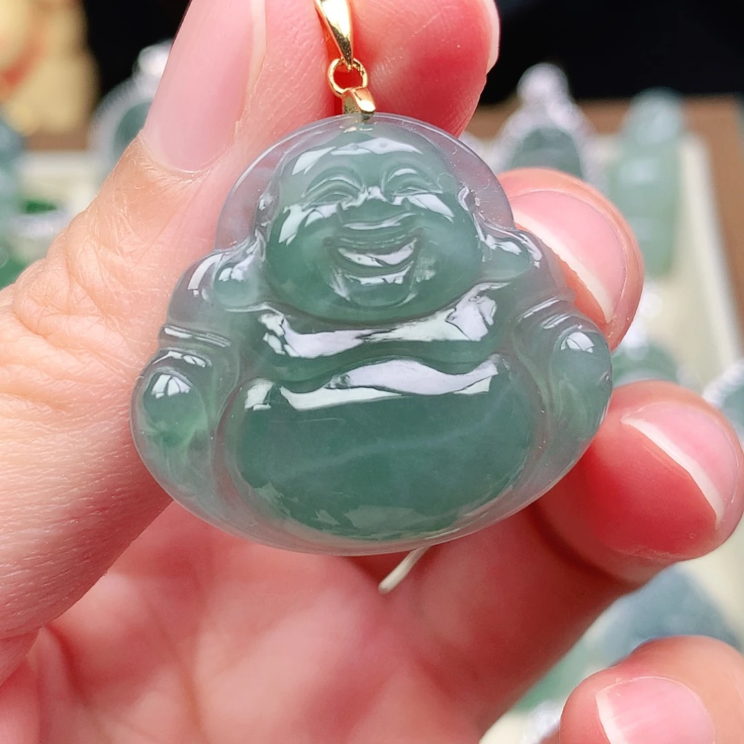 翡翠未镶嵌颈饰吊坠