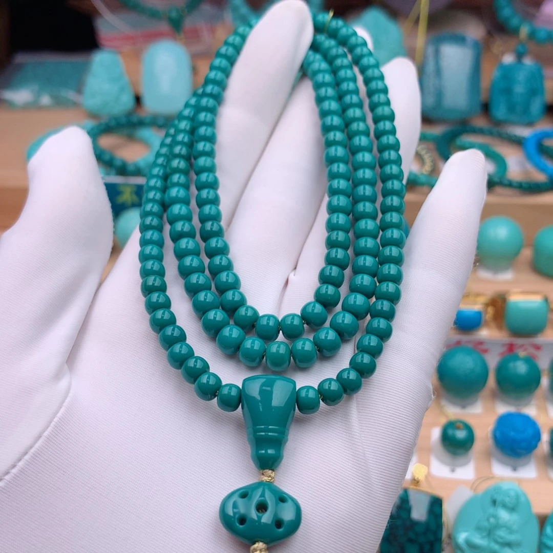 未镶嵌绿松石珠宝奇石