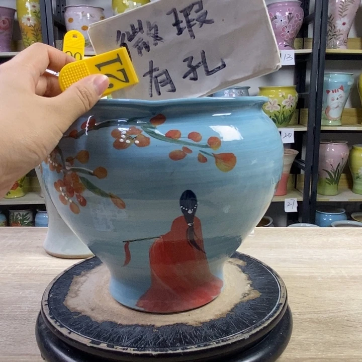 景德镇高温陶瓷花盆