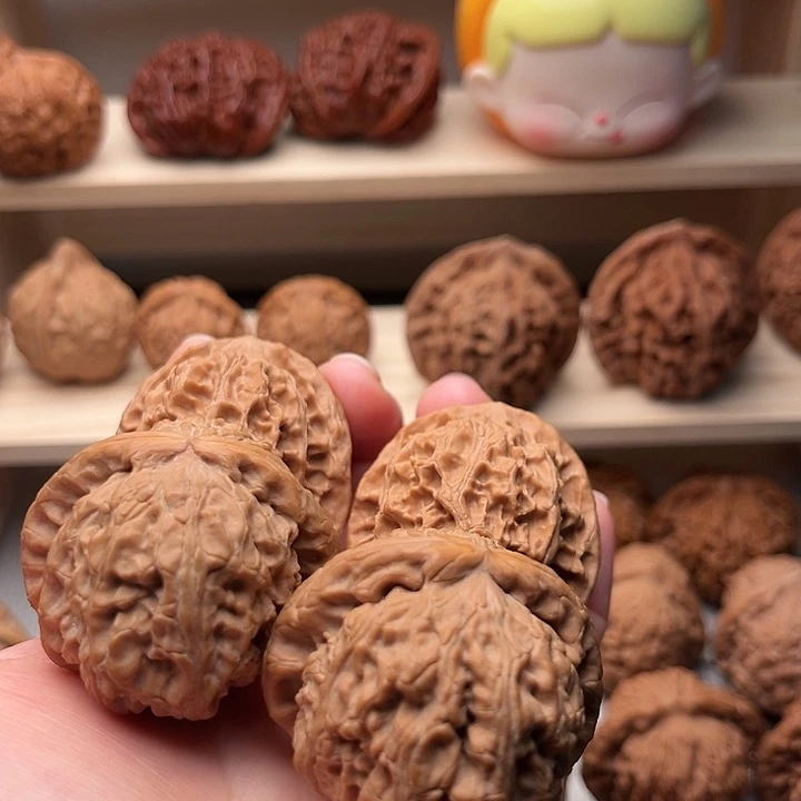 吊坠文玩核桃苹果园白狮子修