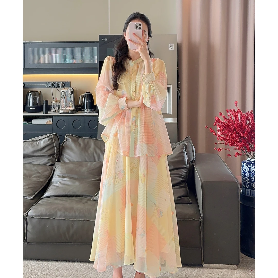 Zwinnie/詹维尼【落日套装-独家系列】设计感温柔风套装 GYS202514