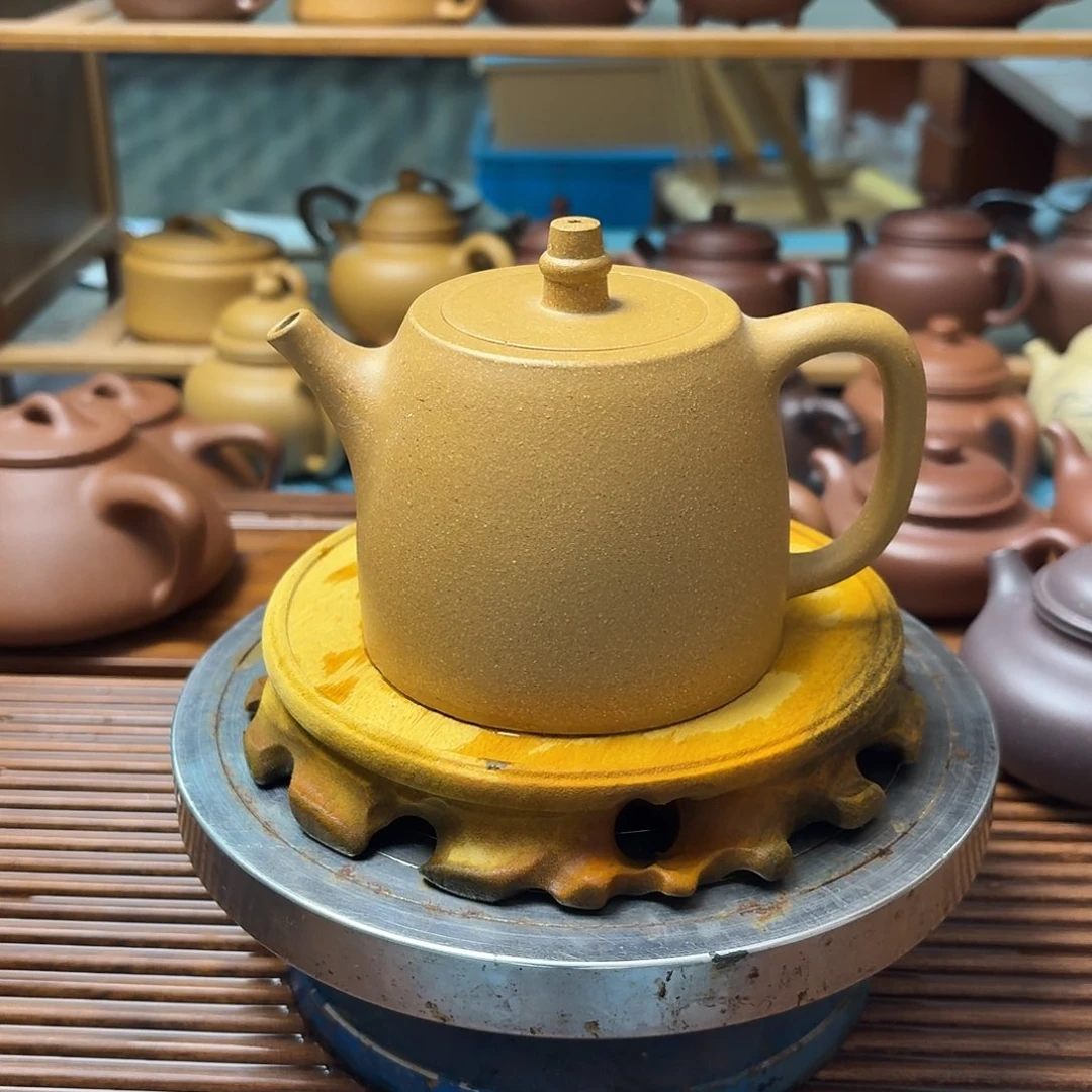 茶壶紫砂半手工制作