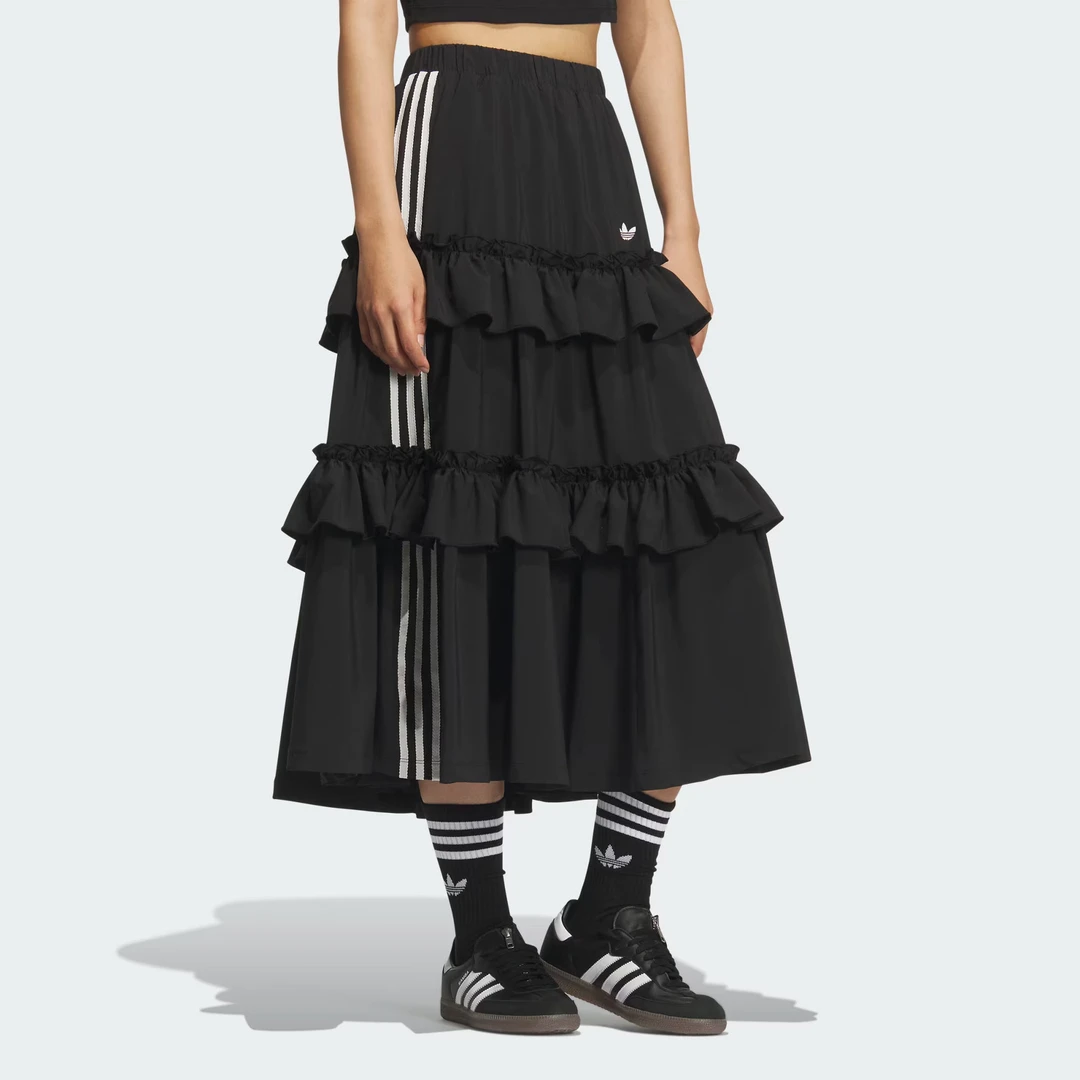 adidas/阿迪达斯运动休闲蛋糕长裙 KQ6505