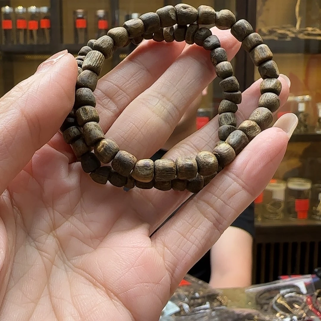 手串沉香26国香奇楠随形单圈 沉水g+多样性发一串