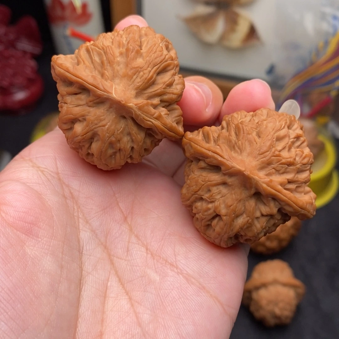 文玩核桃把件41龙脉元宝