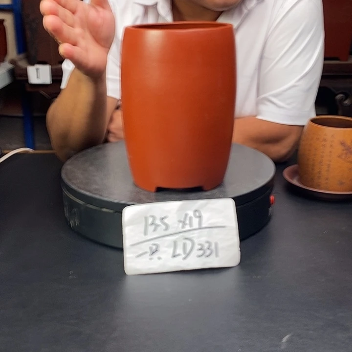 紫砂花盆货号一只LD331