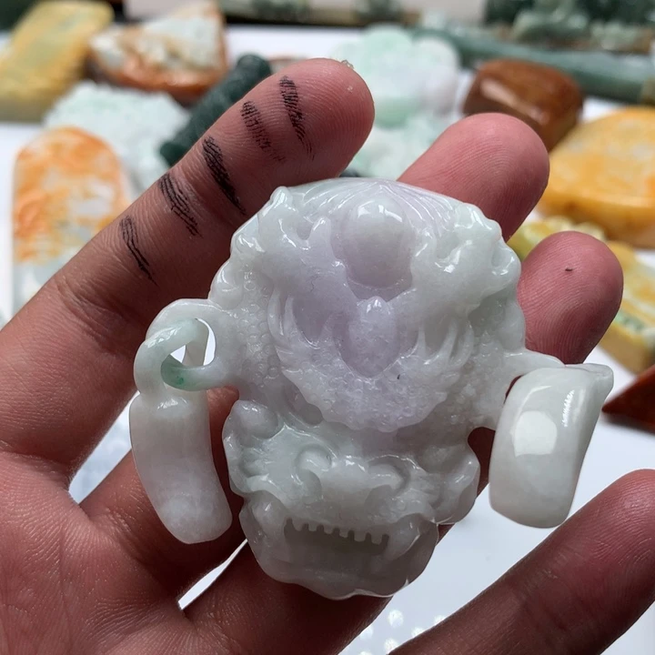 翡翠未镶嵌颈饰保真天然a货翡翠