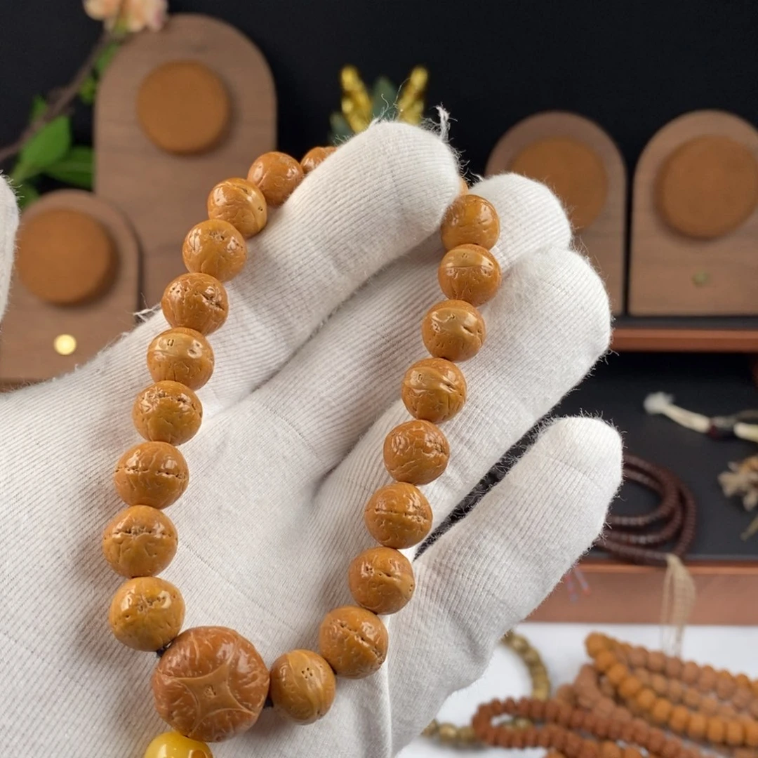 凤眼菩提手串实心籽