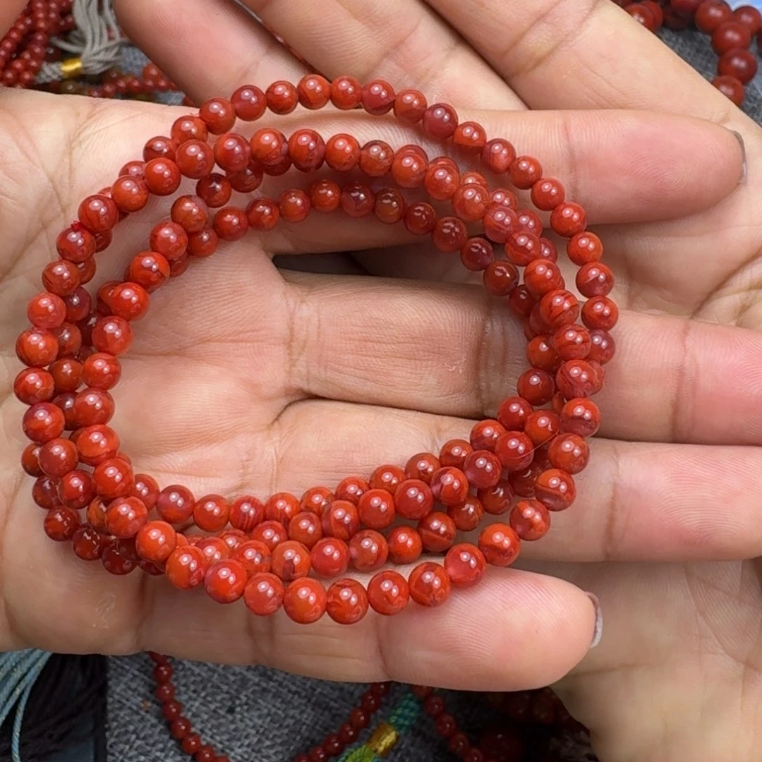 黑***水南红玛瑙未镶嵌手链