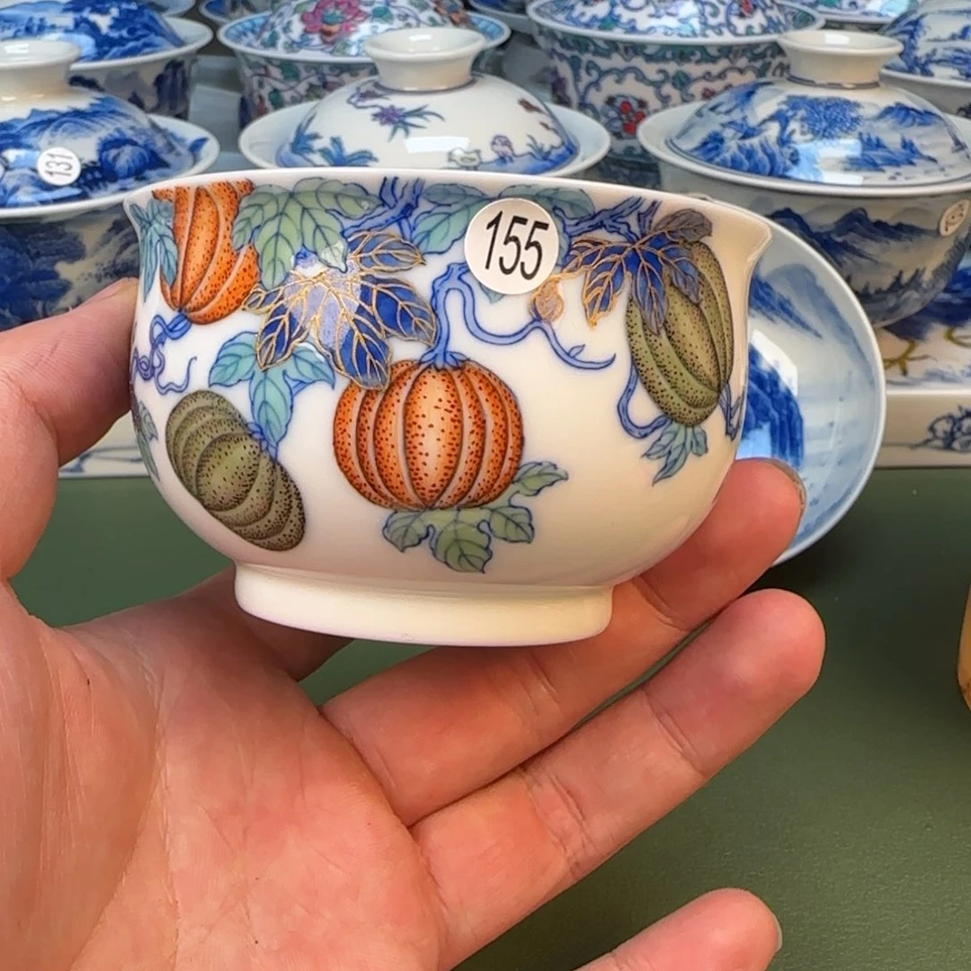 景德镇纯手工手绘茶具155