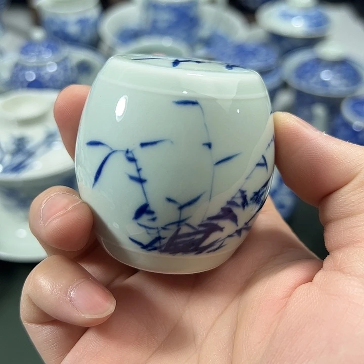 柴窑国画实心盖置