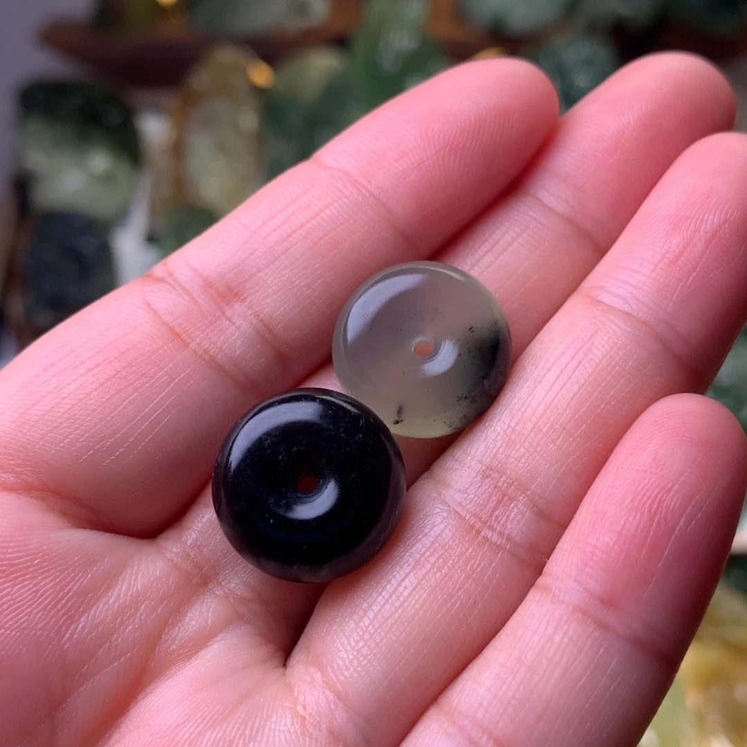 岫玉未镶嵌岫玉挂件平安扣