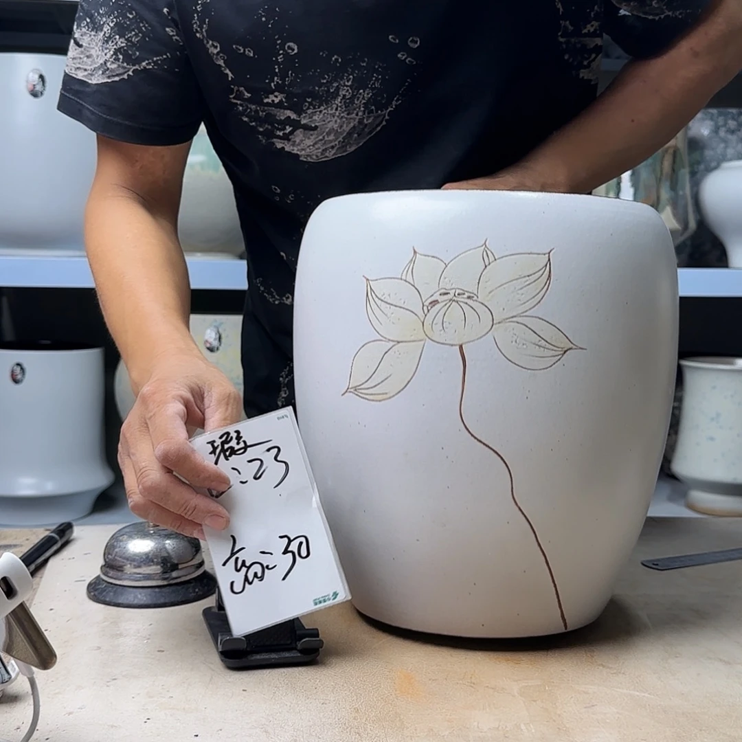瑕疵紫砂花盆尺寸23@30