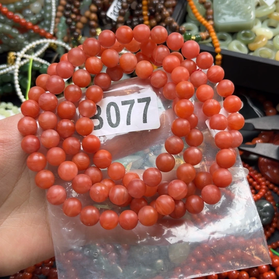 南红玛瑙未镶嵌珠宝奇石9*o