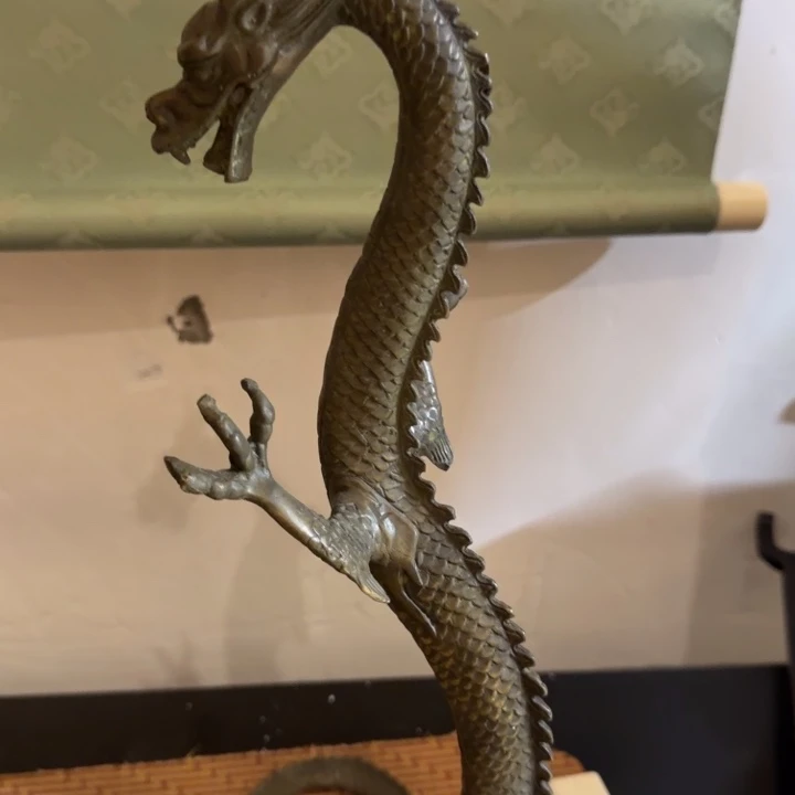 铜中古工艺品，摆件