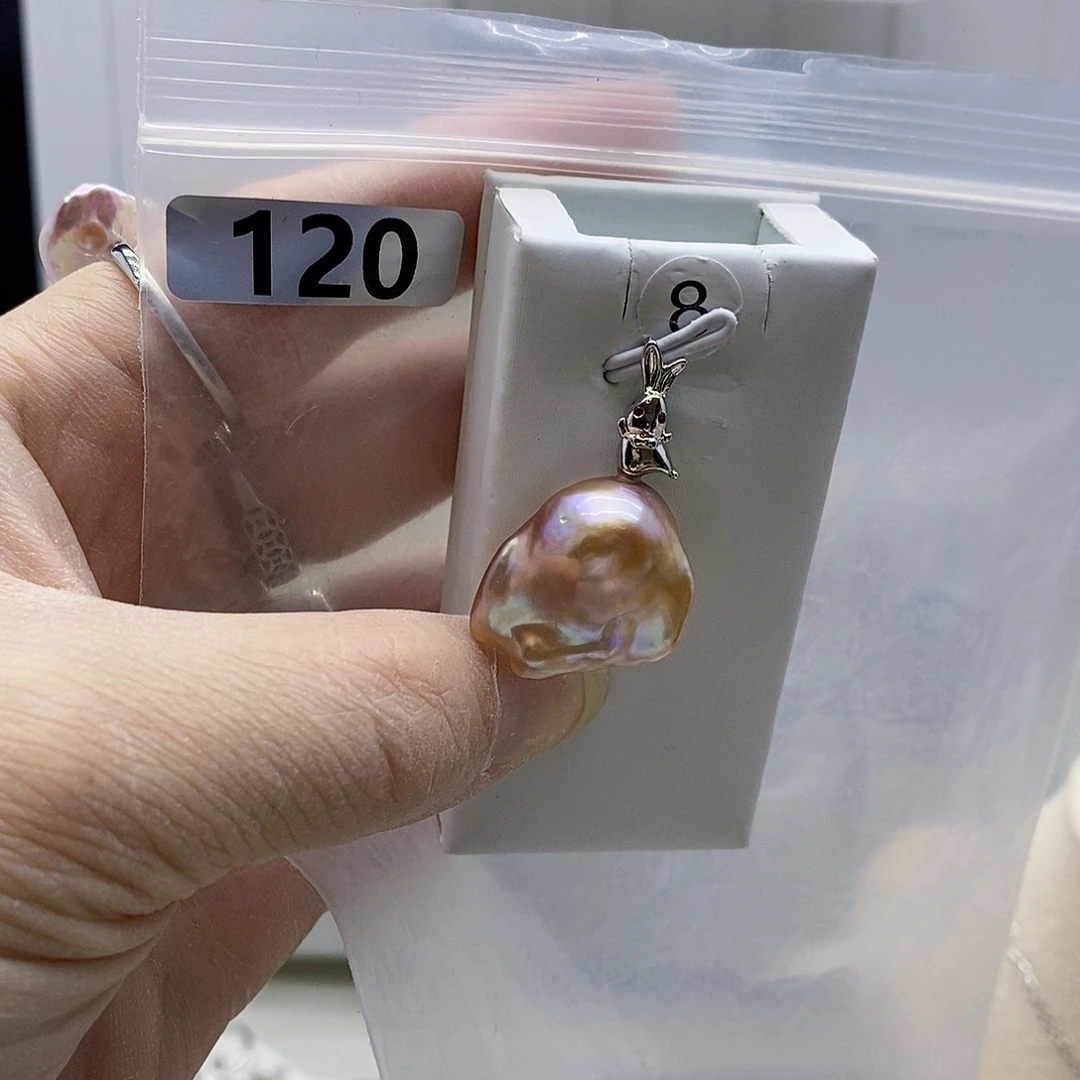 颈饰合金淡水珍珠
