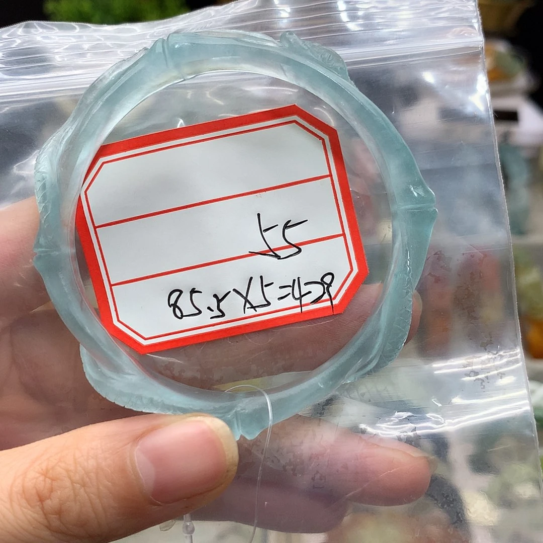 蛇纹石玉未镶嵌手镯小*