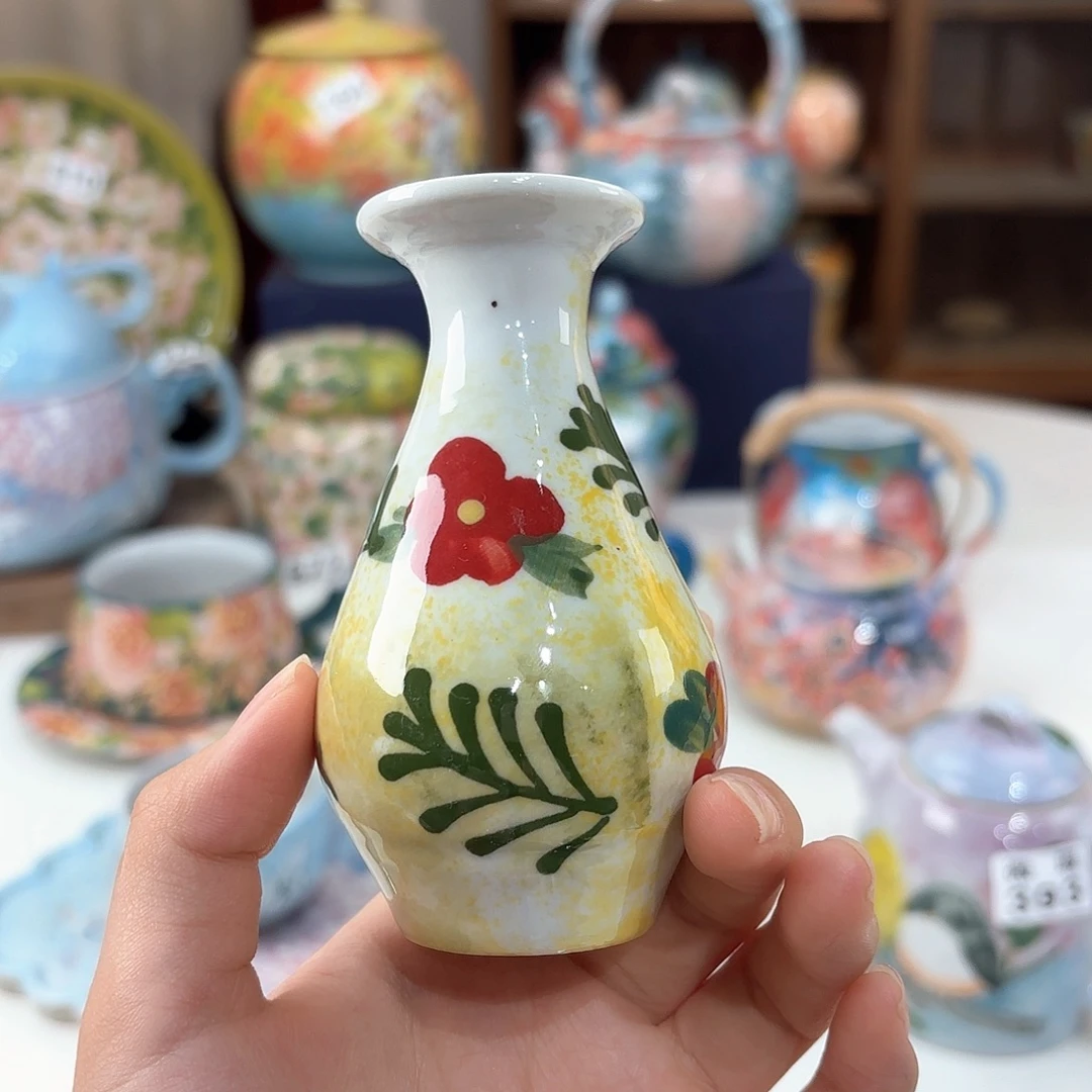 景德镇手绘高温釉下彩陶瓷茶具