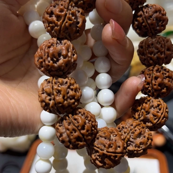 核桃手串/手链1.0/108带黄全品