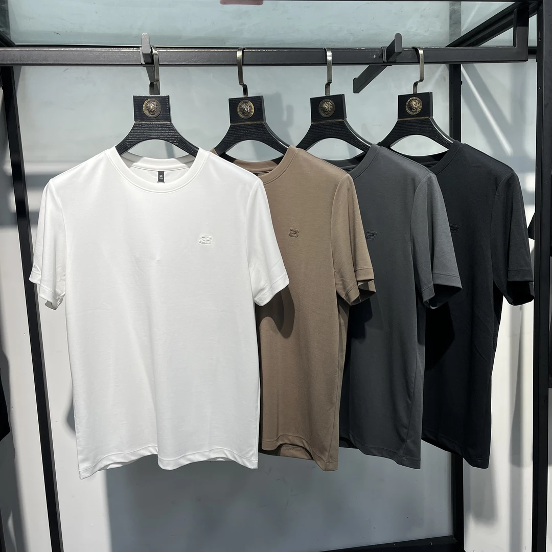 睿智 25年春夏新款男士圆领休闲短袖-68151