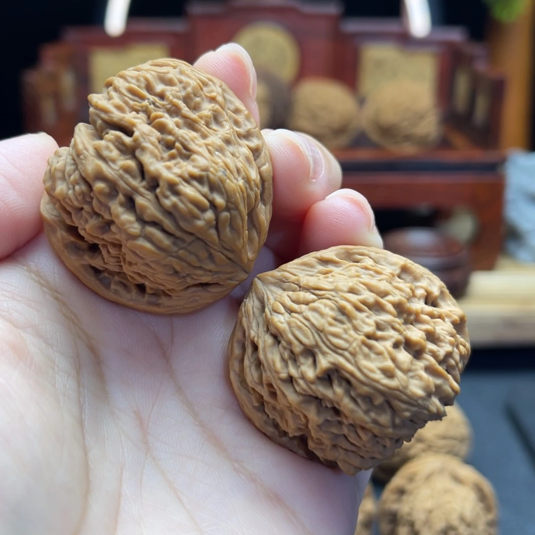 大****猴头核桃把件涿鹿南疆石