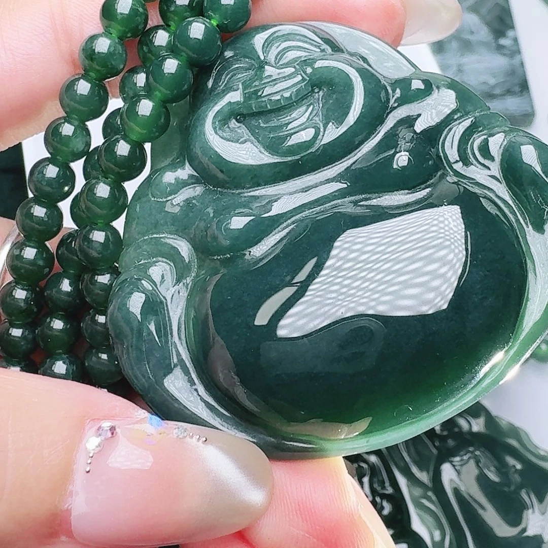 翡翠未镶嵌颈饰11