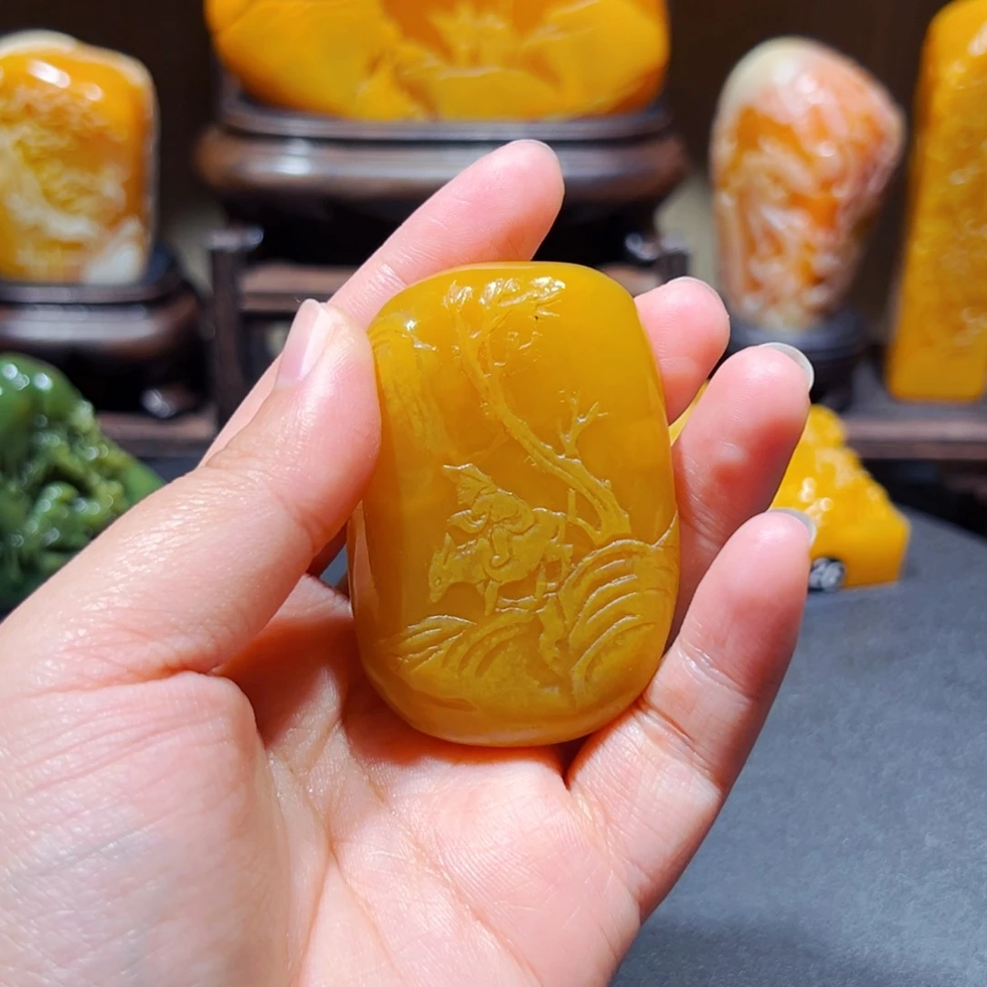 田黄石甜*石雕石雕石雕