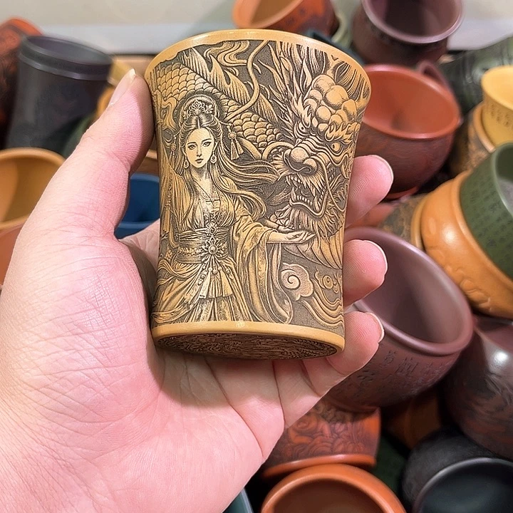 茶杯紫砂全手工紫砂主人杯