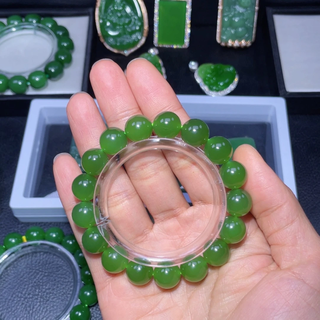 和田玉（糖玉）未镶嵌手链