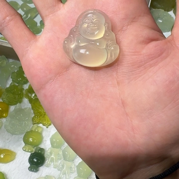 蛇纹石玉未镶嵌吊坠(不含链)