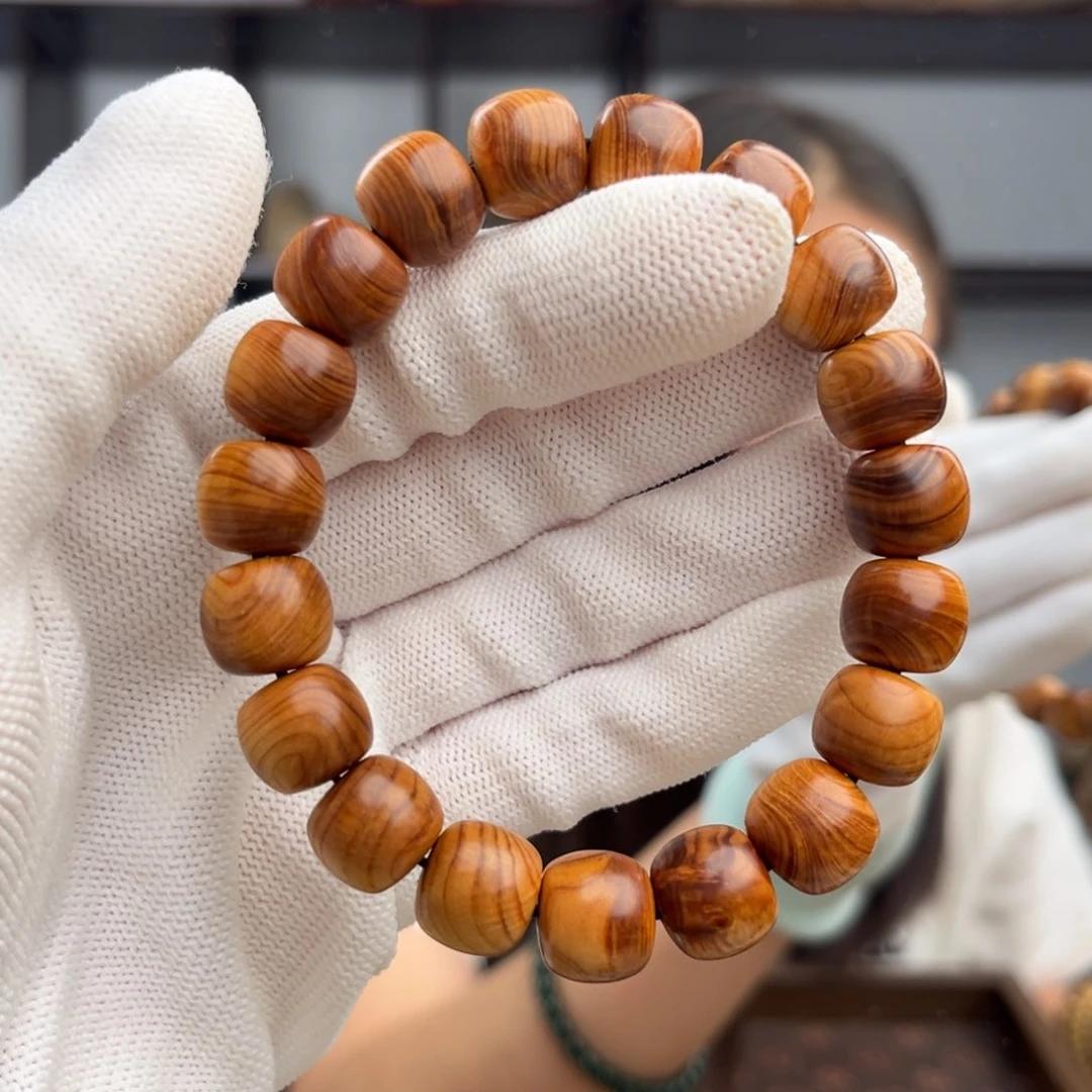 柏木（崖柏）手串/手链11.12红黑油乱纹香料16