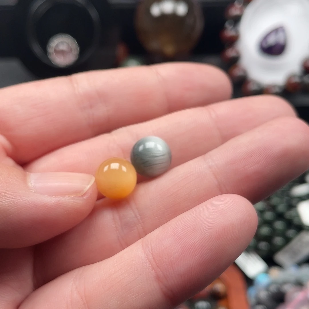 水晶兔毛吊坠(打孔不退换)未镶嵌彭*