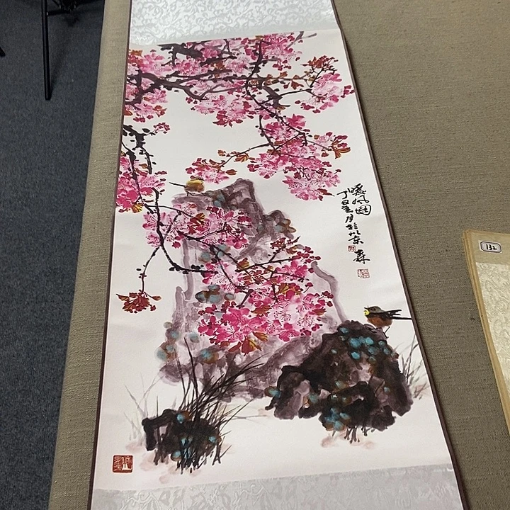 小白轴暖风图粉红色