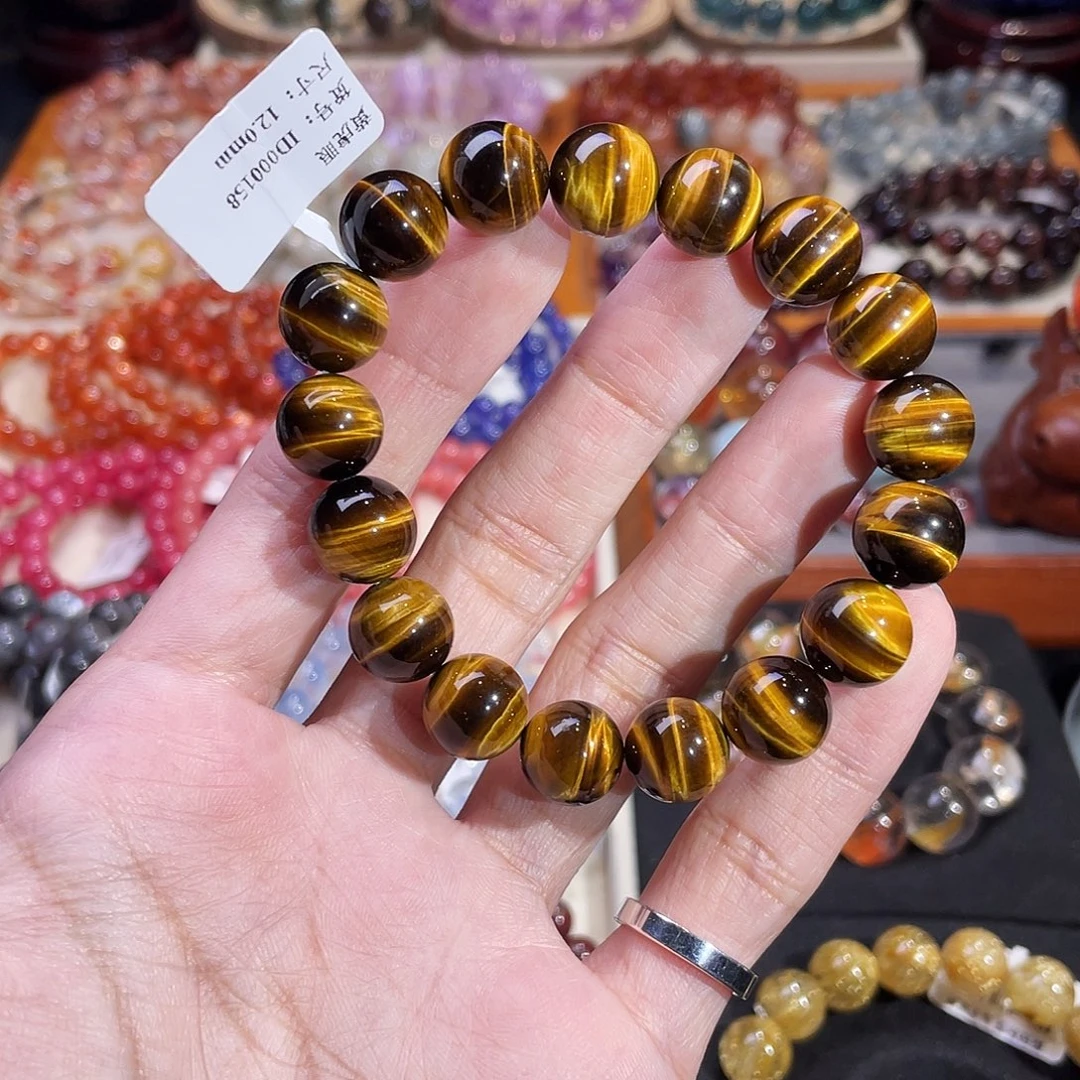 石英质玉未镶嵌手链黄虎眼12